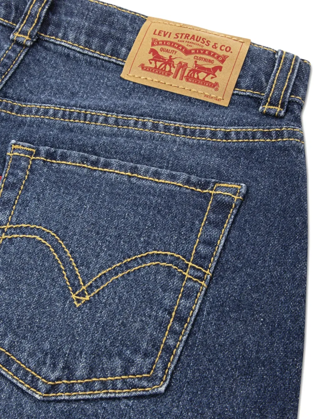 Шорты с бахромой Levi'S Kids, синий — фото 3