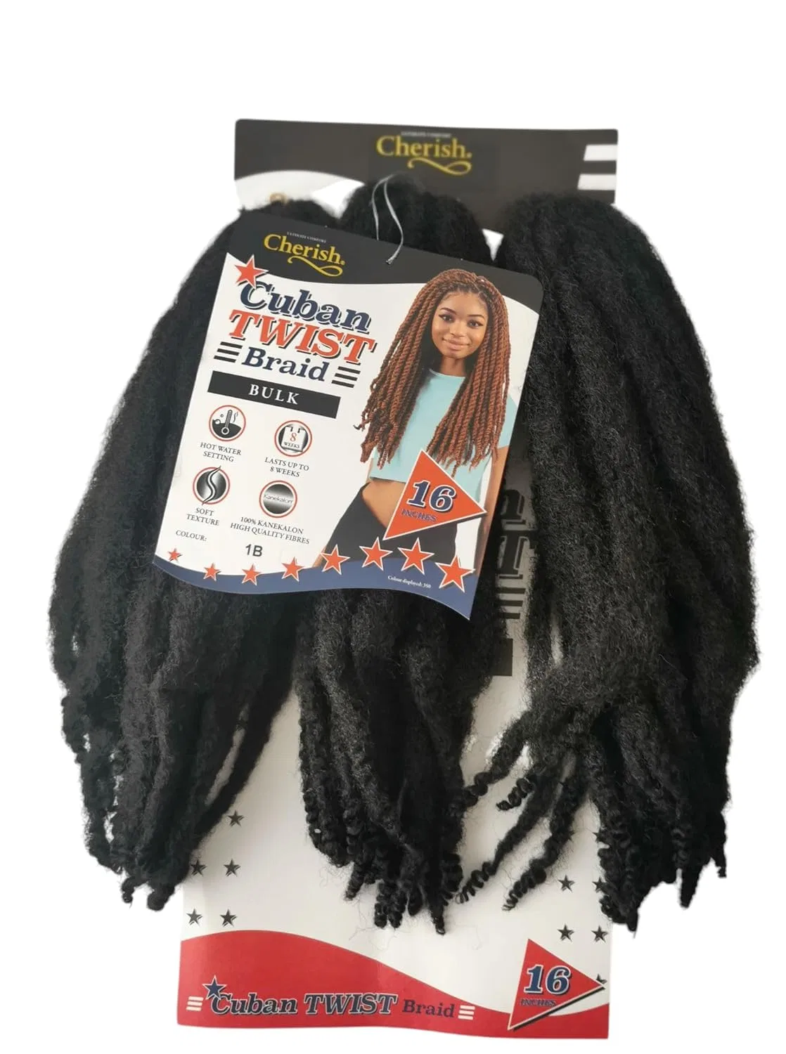 Набор Afro Kinky Twist Bulk Hair Cuban Style Jumbo 3 в 1 Generisch