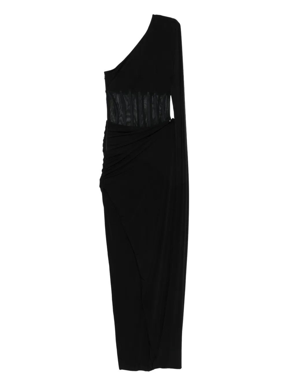 

Платье макси на одно плечо Nissa, черный