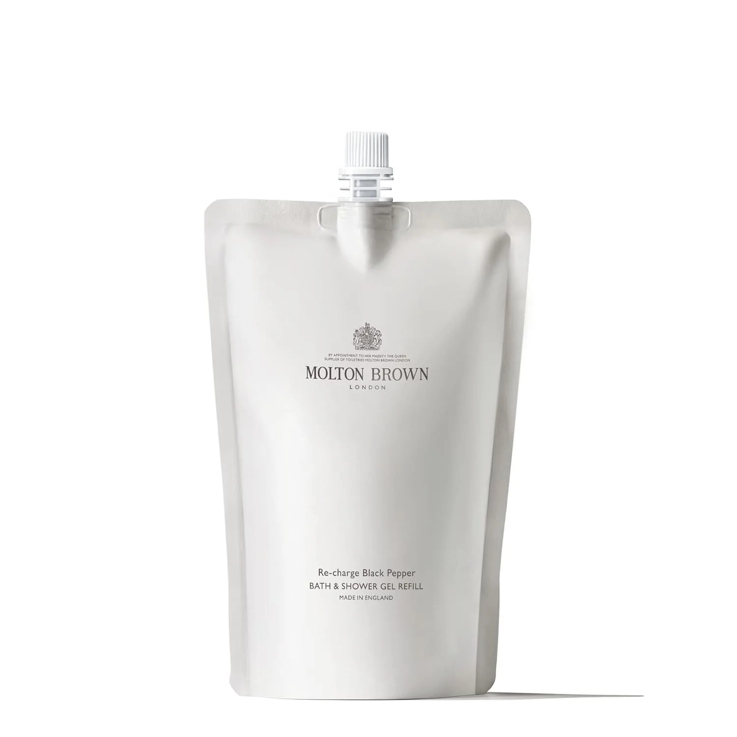 Сменный блок геля для душа Molton Brown Re-Charge Black Pepper, 13,5 жидких унций., Brown