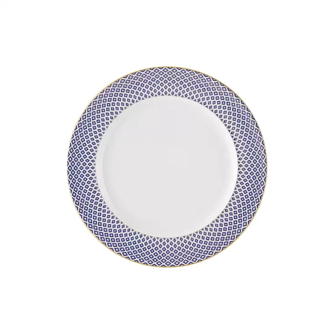 

Тарелка десертная Carreau Beige Francisco Rosenthal, синий