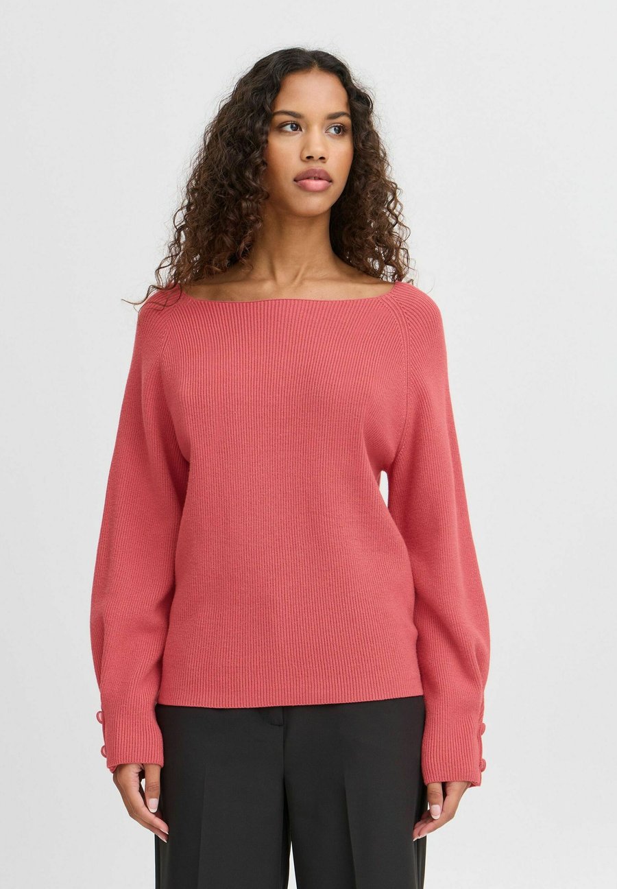 

Джемпер ICHI IHBOSTON, Holly Berry/Light Pink