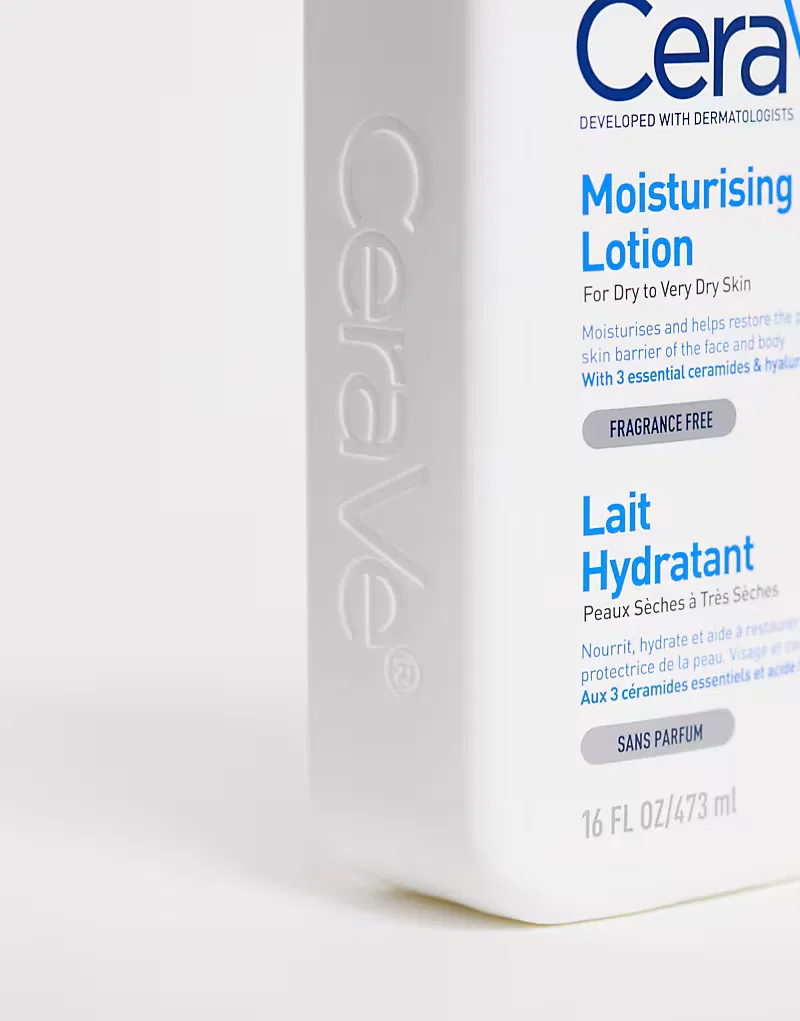 Крем для лица CeraVe — Увлажняющий с керамидами для сухой и очень сухой кожи, 473 мл — фото 2