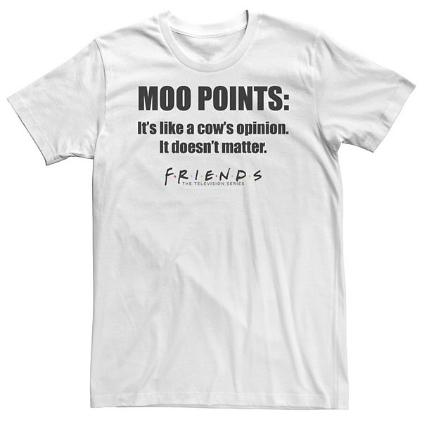 

Футболка с принтом "Big & tall friends moo points it's like a cow's opinion" Licensed Character