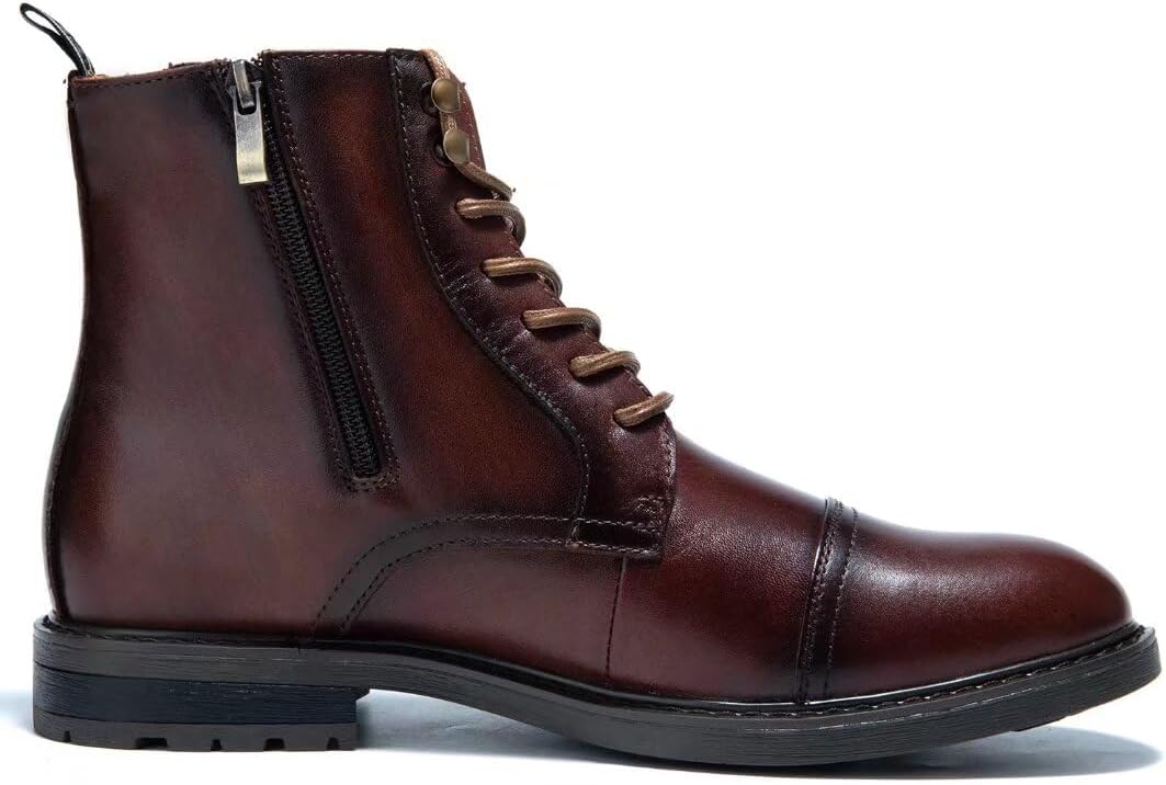 Мужские ботинки Arkbird Chukka из натуральной кожи, классические повседневные ботинки оксфордского стиля, темно-коричневый — фото 3