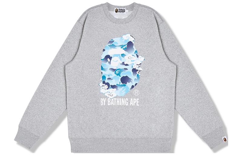 

Толстовка Bape для мужчин A Bathing Ape, серый