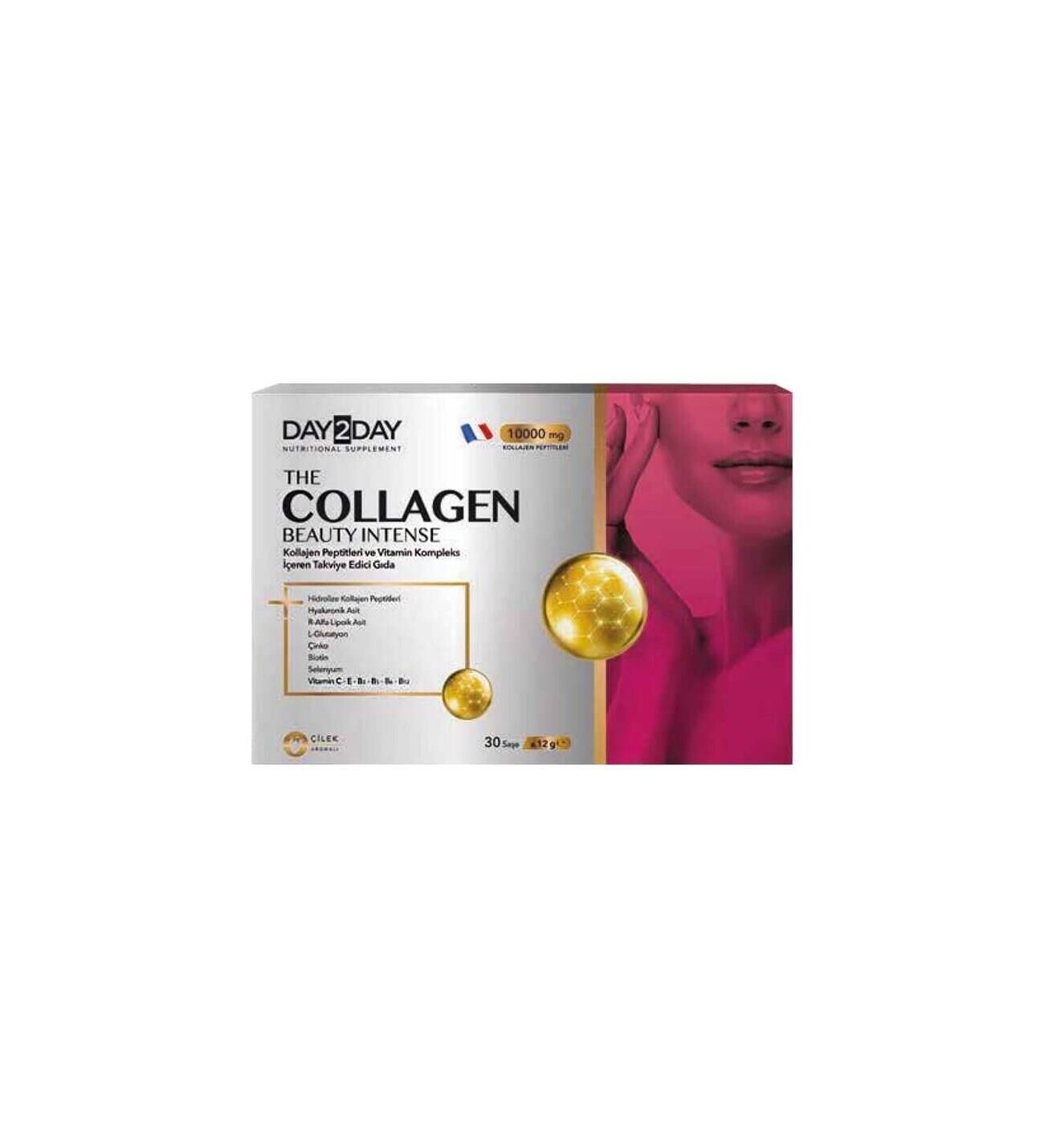 

Day2Day The Collagen Beauty Intense 60 пакетиков по 12 гр (Клубника)