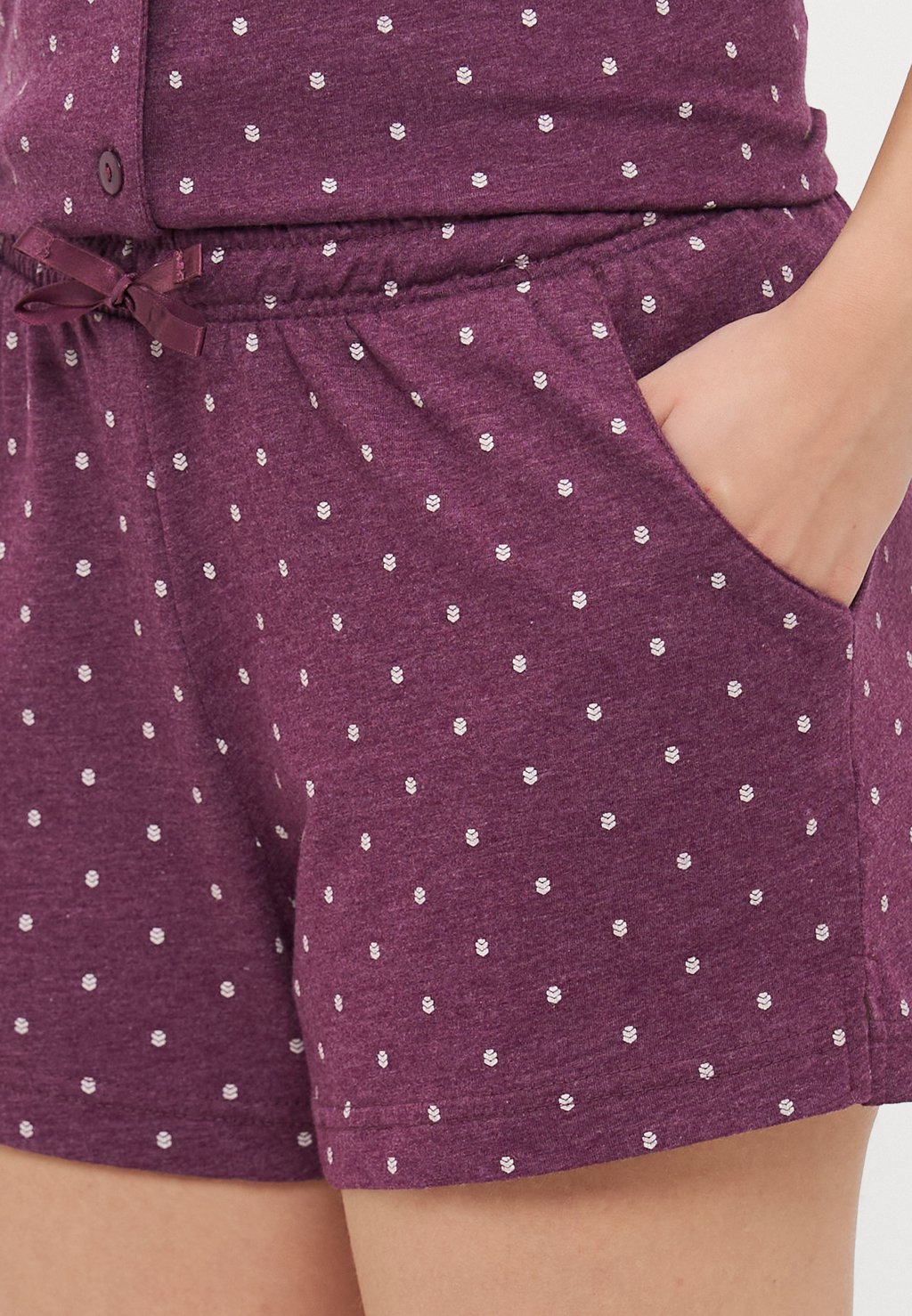 

Пижама CLASSIC SHORTY LASCANA, фиолетовый