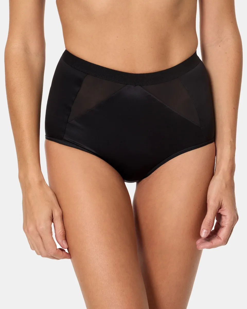 

Braga Макси-пояс с тюлевыми деталями Playtex, черный