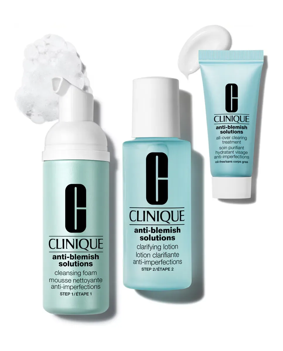 Подарочный набор для ухода за жирной кожей Anti-Blemish Solutions Clinique — фото 2