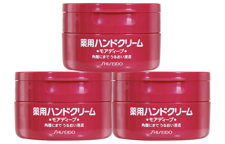 More Deep Крем для рук Shiseido Red Can без отдушки, ароматизированный, увлажняющий, защищает от трещин, 100г*3/100г*6 — фото 3