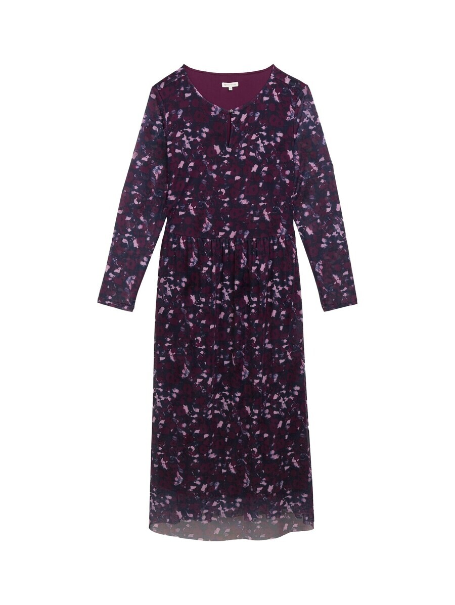 

Мини платье Tom Tailor Women + Dress, цвет night blue/lilac/berry