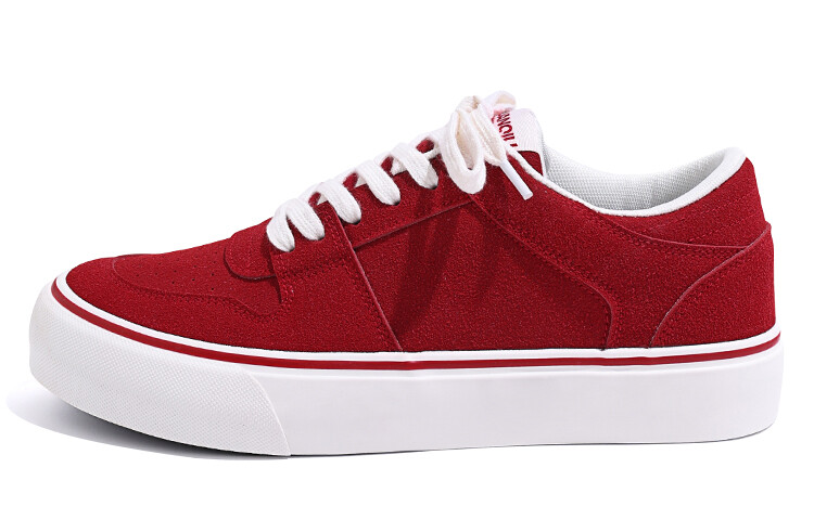 

Кроссовки HUANQIU Skateboarding Shoes Men Low-top Red, красный