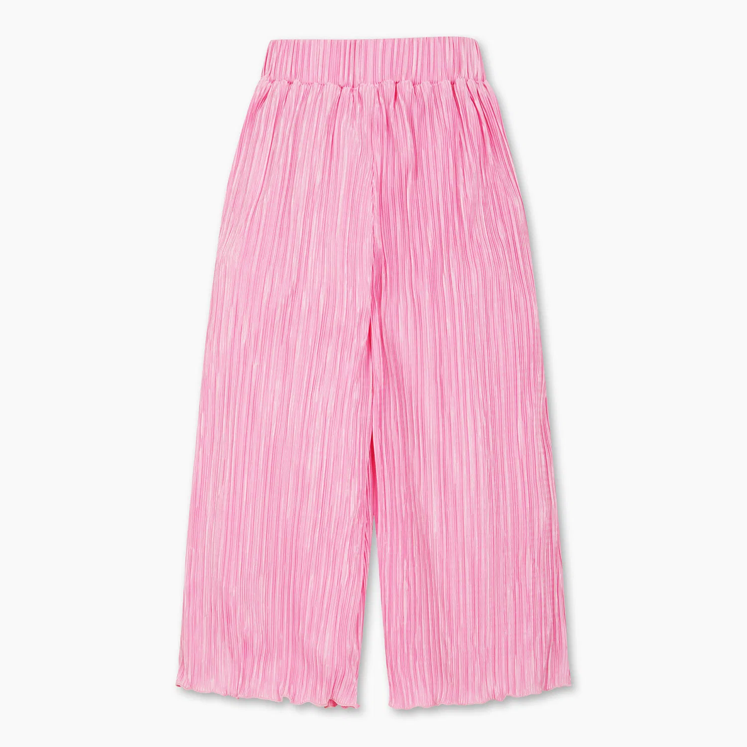 Детские розовые брюки "Бодре" длиной 7/8 от Benetton Kids — фото 2