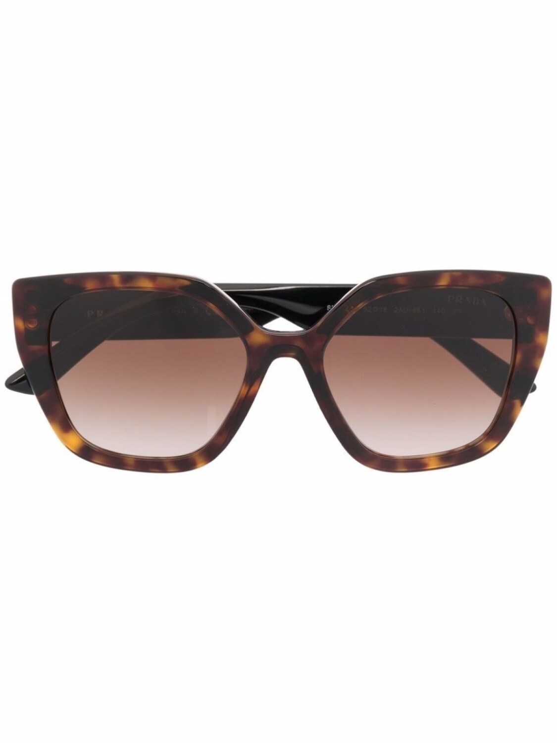

Prada Eyewear солнцезащитные очки черепаховой расцветки, коричневый