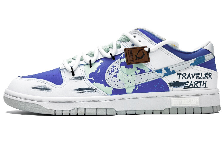 

Кроссовки Nike Dunk Skateboard Shoes Men Low-Top Blue