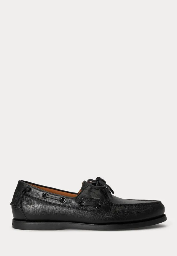 Лоферы merton из зернистой кожи Polo Ralph Lauren, Triple Black
