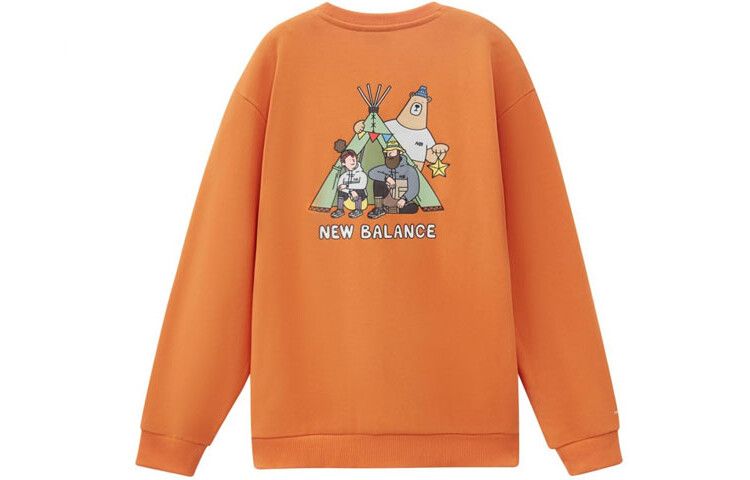 

Толстовка JHI унисекс оранжевая New Balance, оранжевый