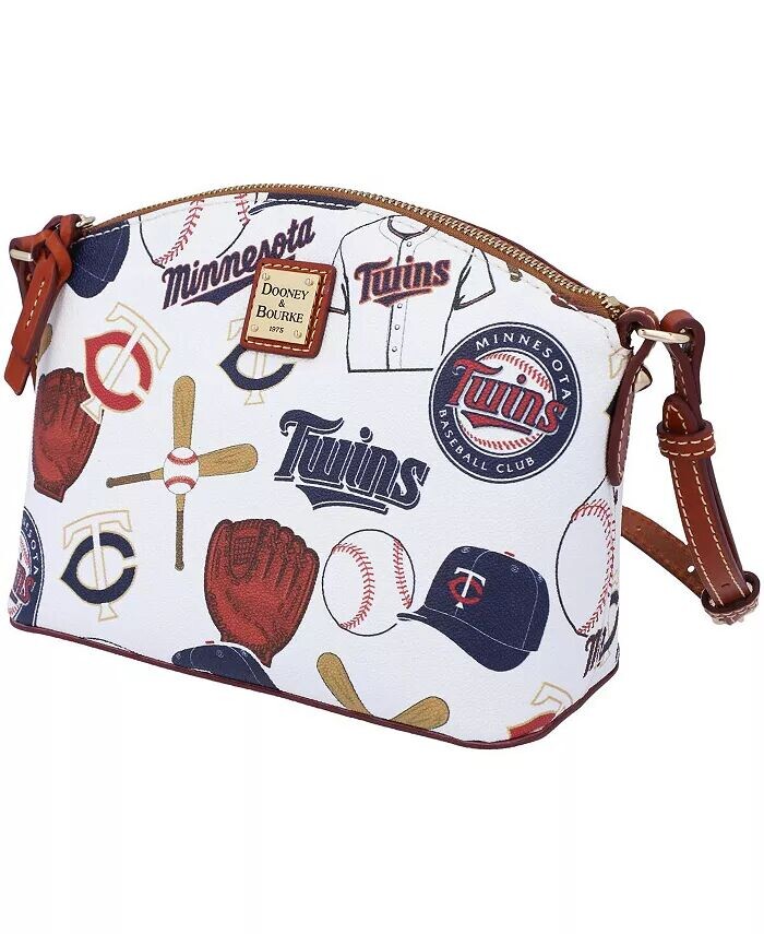 

Женская сумка через плечо Minnesota Twins Gameday Suki со средним запястьем Dooney & Bourke