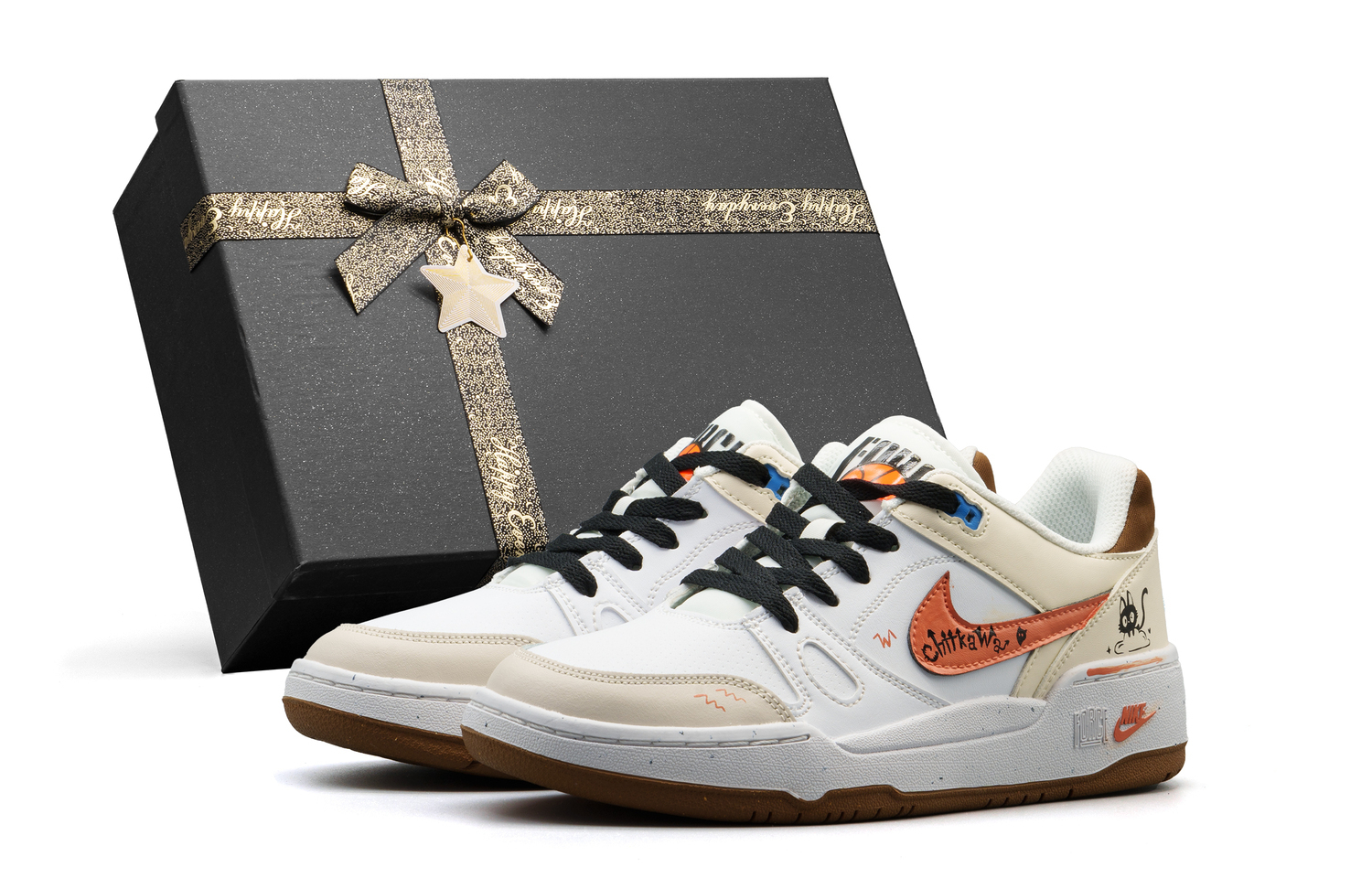 

Full Force Low top мужские скейтборд кроссовки Nike, оранжевый