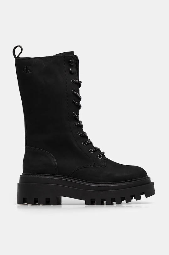Ботфорты Flatform Lace Up Boot MG NB Calvin Klein Jeans, черный — фото 2