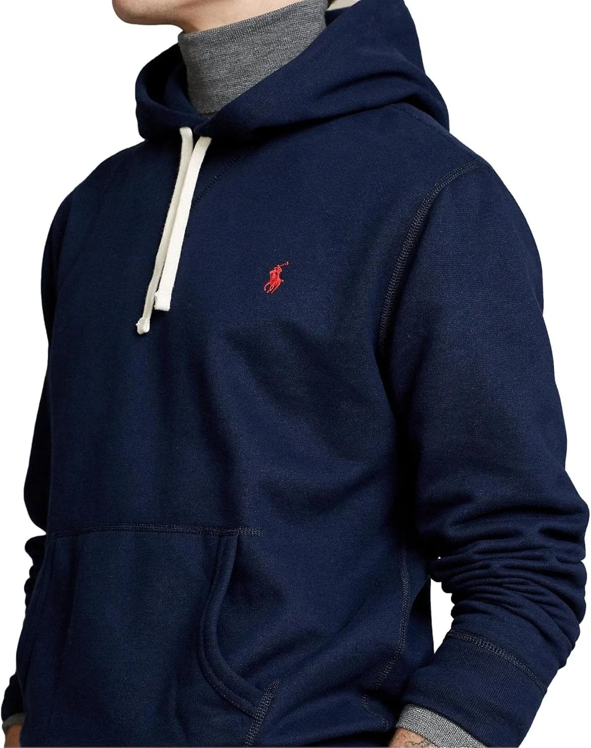 Флисовая футболка с длинным рукавом POLO RALPH LAUREN RL, темно-синий — фото 4