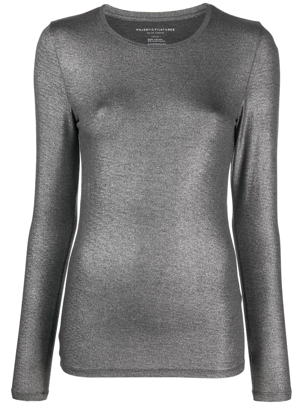 

Толстовка с длинными рукавами Majestic Filatures, серый