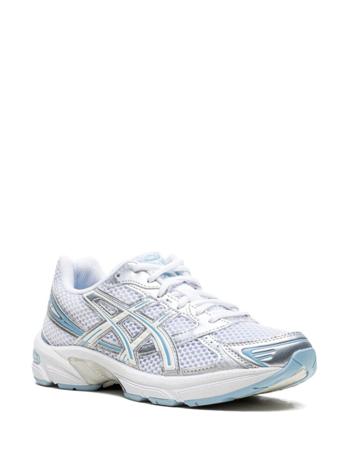 ASICS кроссовки GEL-1130 White/Ivory/Light Blue, белый — фото 2
