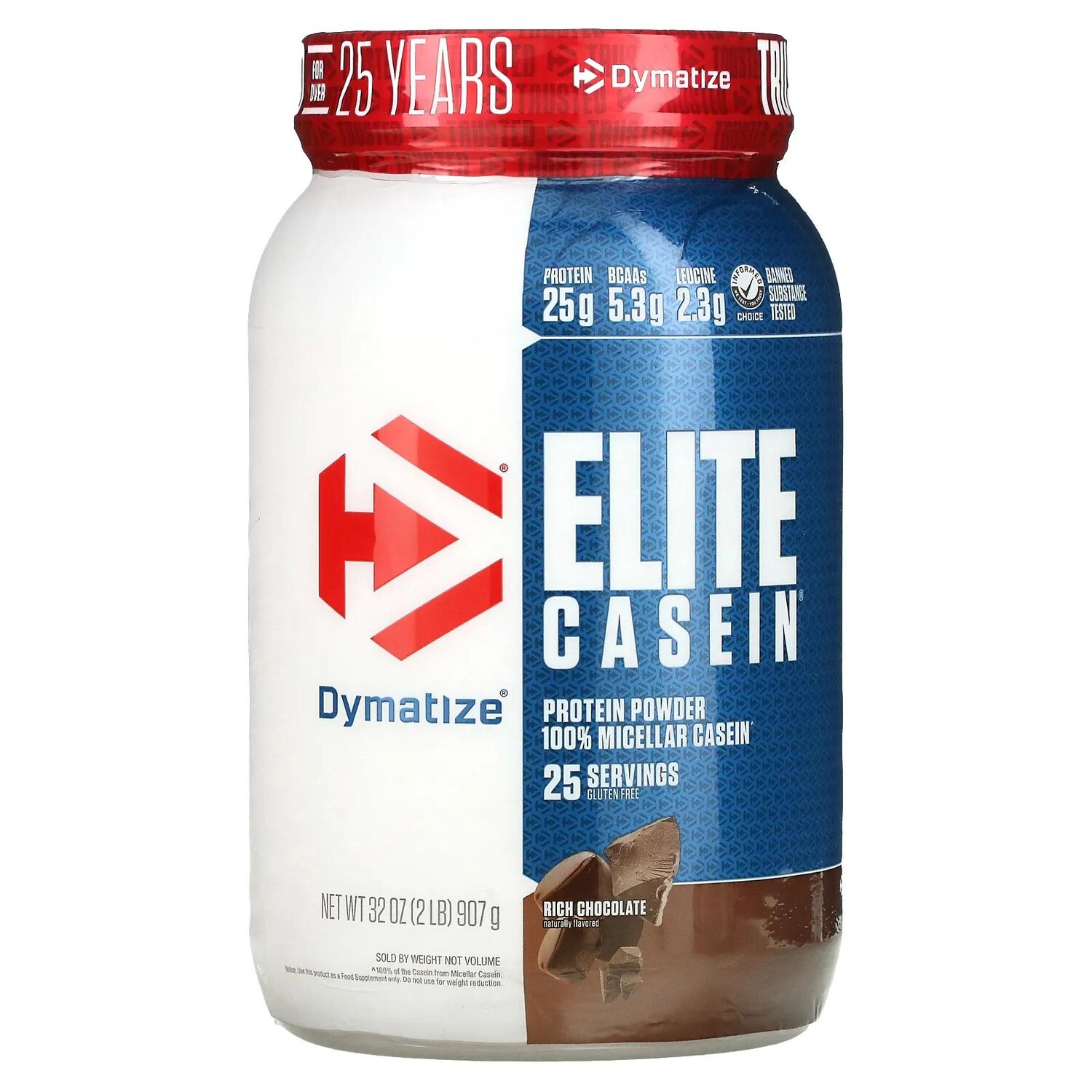 

Dymatize Nutrition Elite Casein насыщенный шоколад 907 г