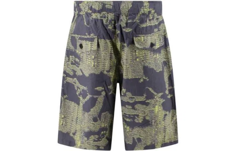 Шорты с принтом All over Graphic DIESEL, Green — фото 3
