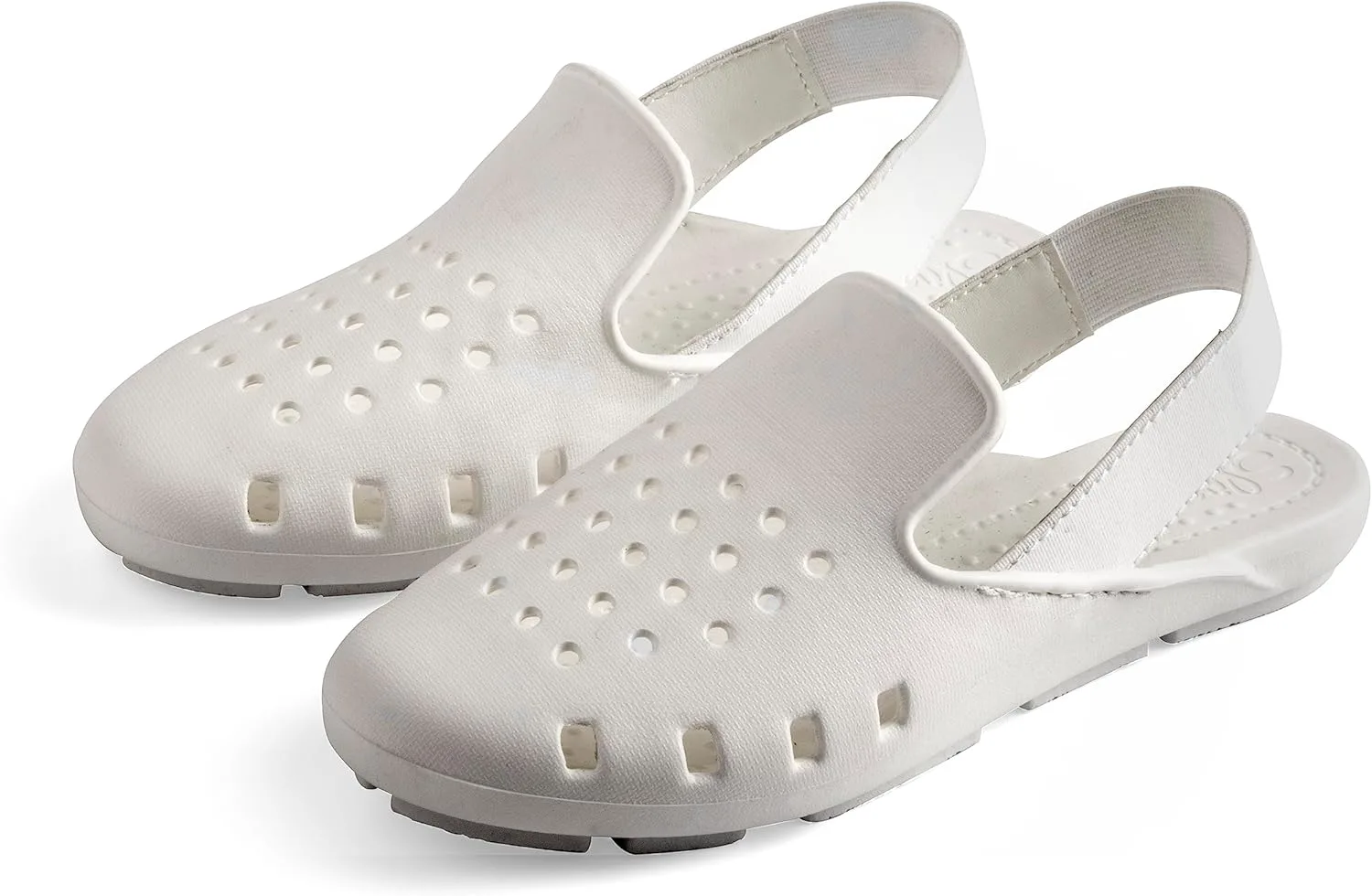 

Детская водная обувь Slingers Slingback - сандалии с эластичной задней ремешком - пенная обувь для бассейна, белый