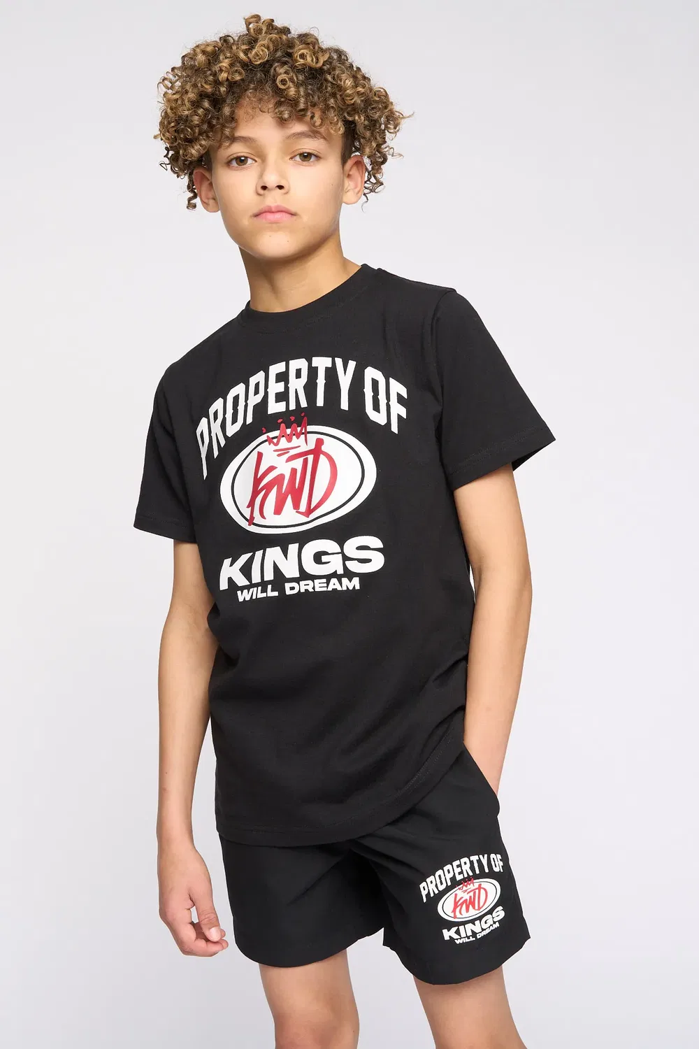Плавки для мальчиков Prop Swim Shorts Kings Will Dream, черный — фото 3