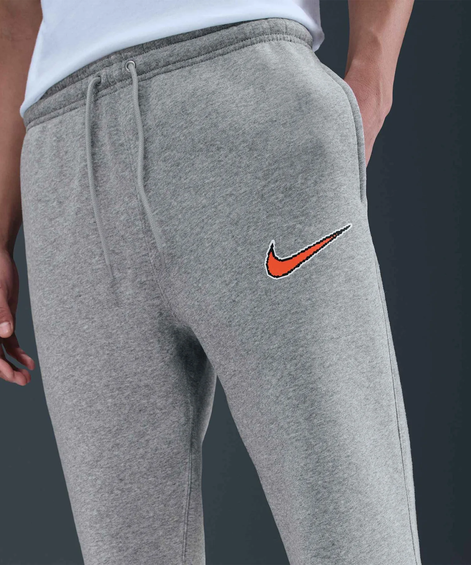 Мужские и женские спортивные брюки из флиса NIKE AS M NK CLUB BB JGGR NEO темно-серые