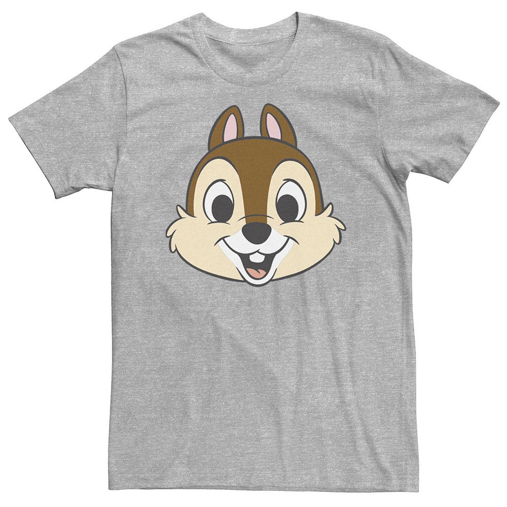 

Футболка Disney's Chip And Dale Big & Tall с прозрачными щеками Licensed Character, цвет Athletic Heather