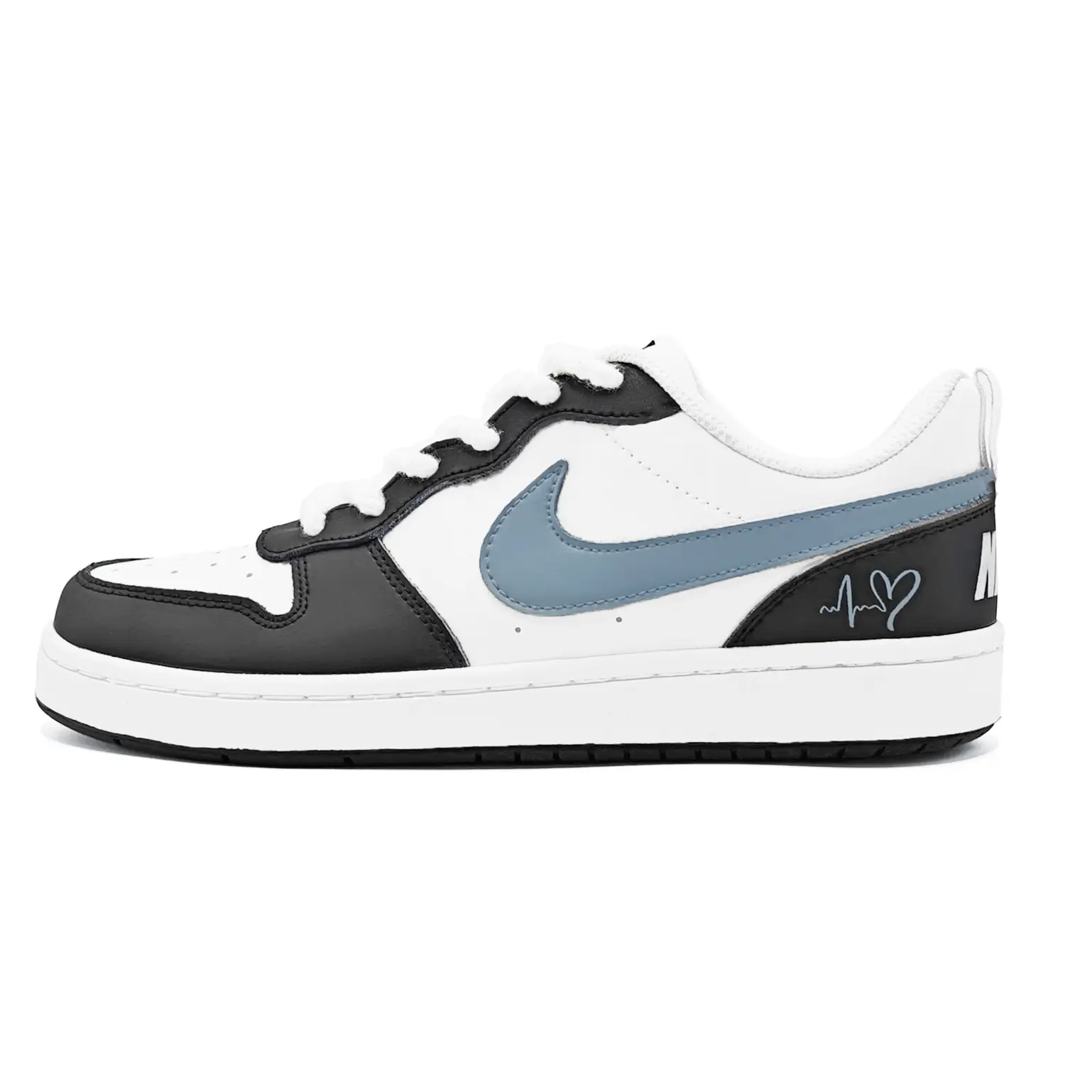 

Детские скейтерские кроссовки Court Borough для младших школьников Nike, синий/серый