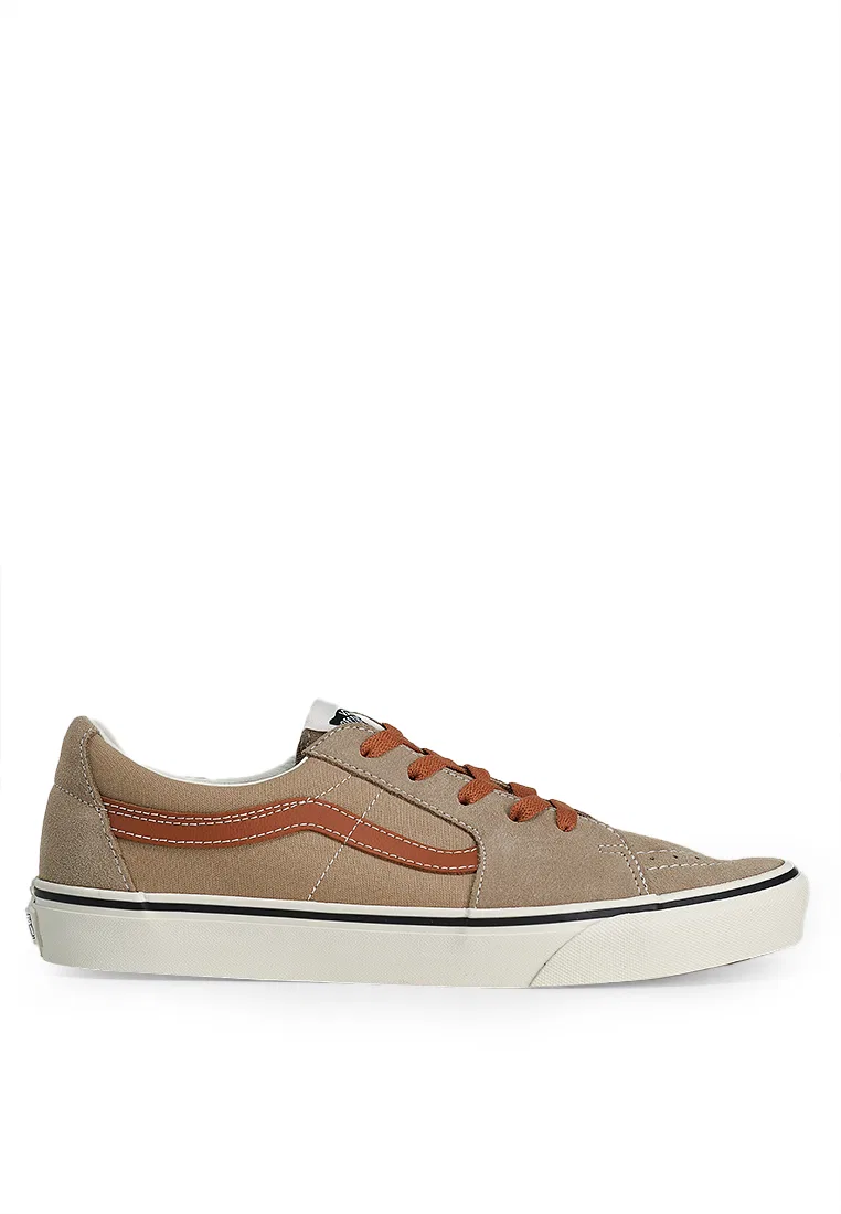 Кроссовки, низкие двухцветные, SK8-Low, Vans, мультиколор