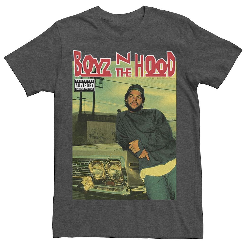 

Футболка с логотипом Big & Tall Boyz N The Hood Darrin Doughboy, обложка альбома Licensed Character, цвет Charcoal Heather