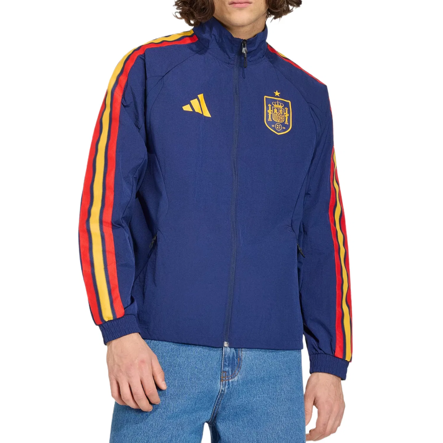 Куртка Adidas темно-синяя мужская