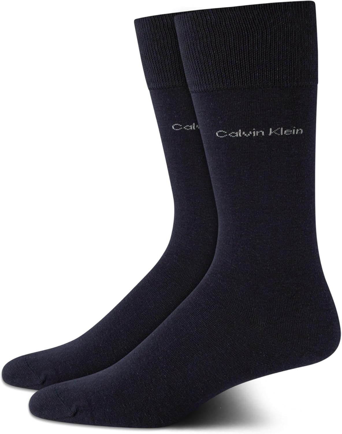 

Мужские носки Calvin Klein под костюм - 2 пары легких эластичных мягких рабочих носков для мужчин, для повседневной деловой и официальной одежды, Navy Blue