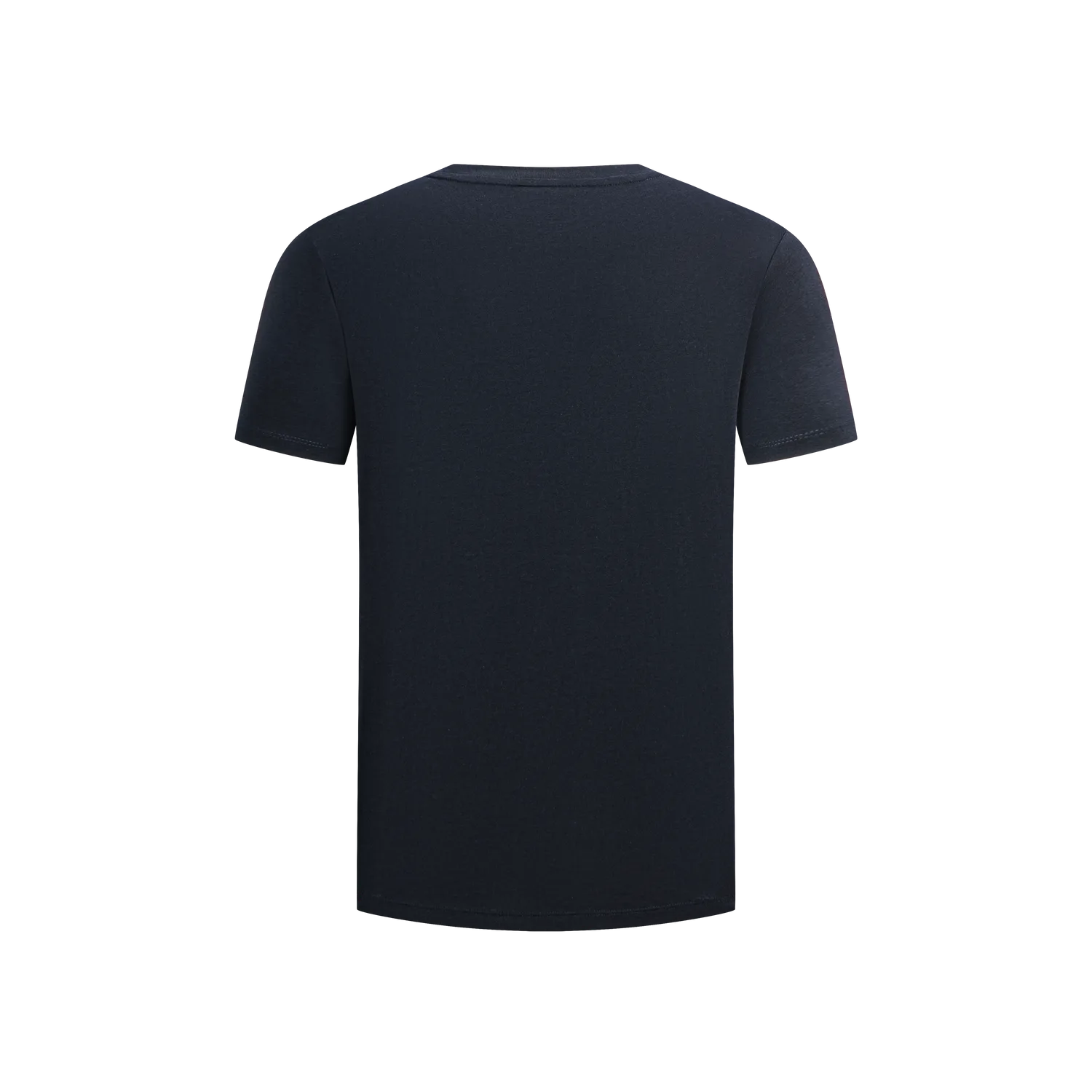 EMPORIO ARMANI Футболка мужская navy blue crew neck тонкая straight fit — фото 3