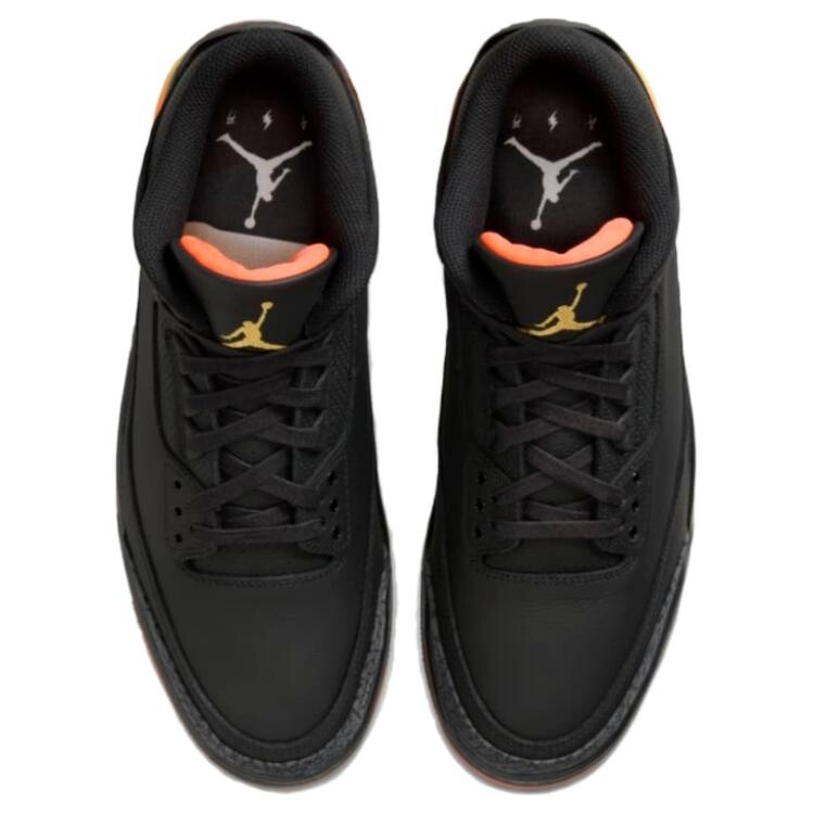 Jordan Air Jordan 3 винтажные баскетбольные кроссовки мужские, Black — фото 4