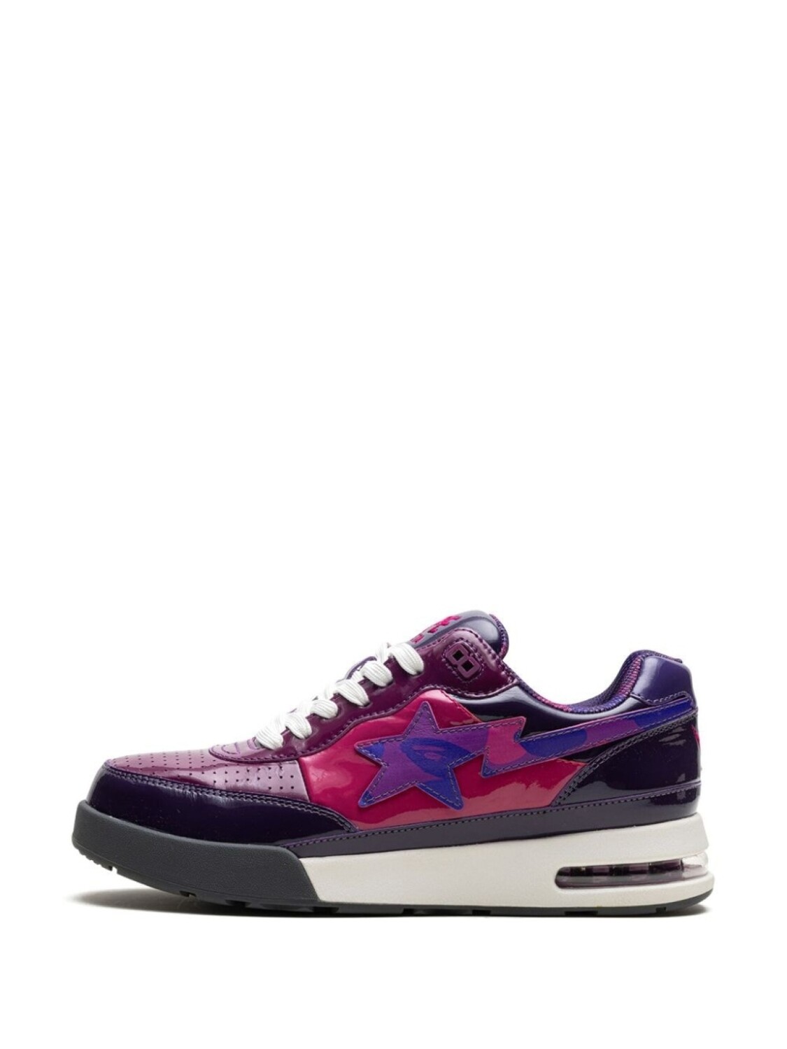 A BATHING APE кроссовки Roadsta #1 Purple, фиолетовый — фото 4