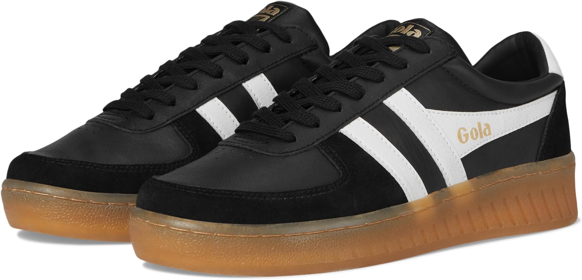 

Кроссовки Gola Grandslam Elite, цвет Black/White/Gum