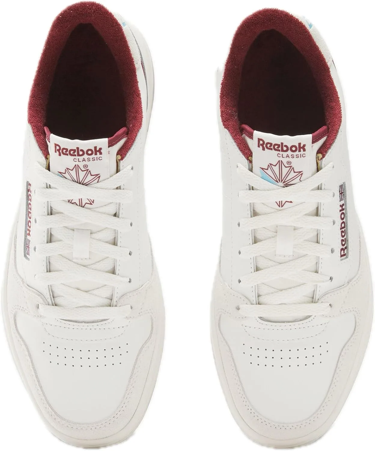 Кроссовки Reebok Unisex Phase Court Trainers, бордовый — фото 3