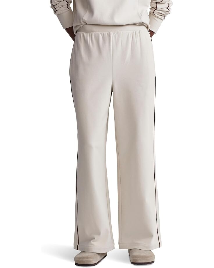 

Брюки Varley Brushed Rib Wide Leg Pants, цвет Cement Marl/Bitter Chocolate