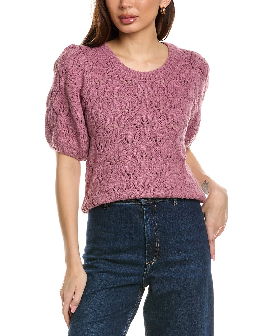 

Свитер Saltwater Luxe Pointelle, фиолетовый