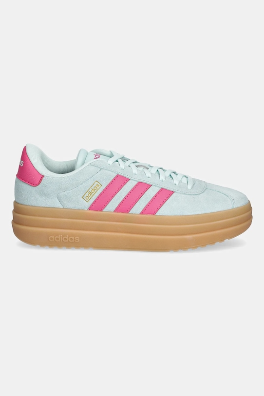 Детские кроссовки VL Court Bold Adidas, бирюзовый — фото 2