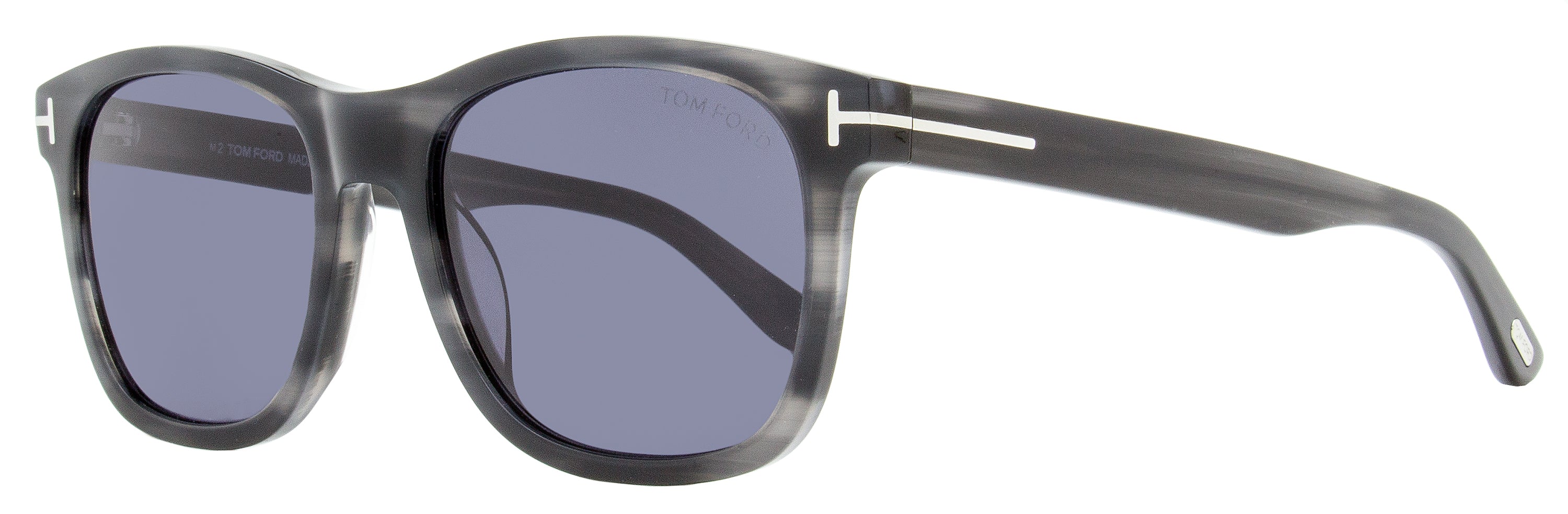 

Солнцезащитные очки мужские Tom Ford Eric-02 TF595 20A серые роговые 55 мм