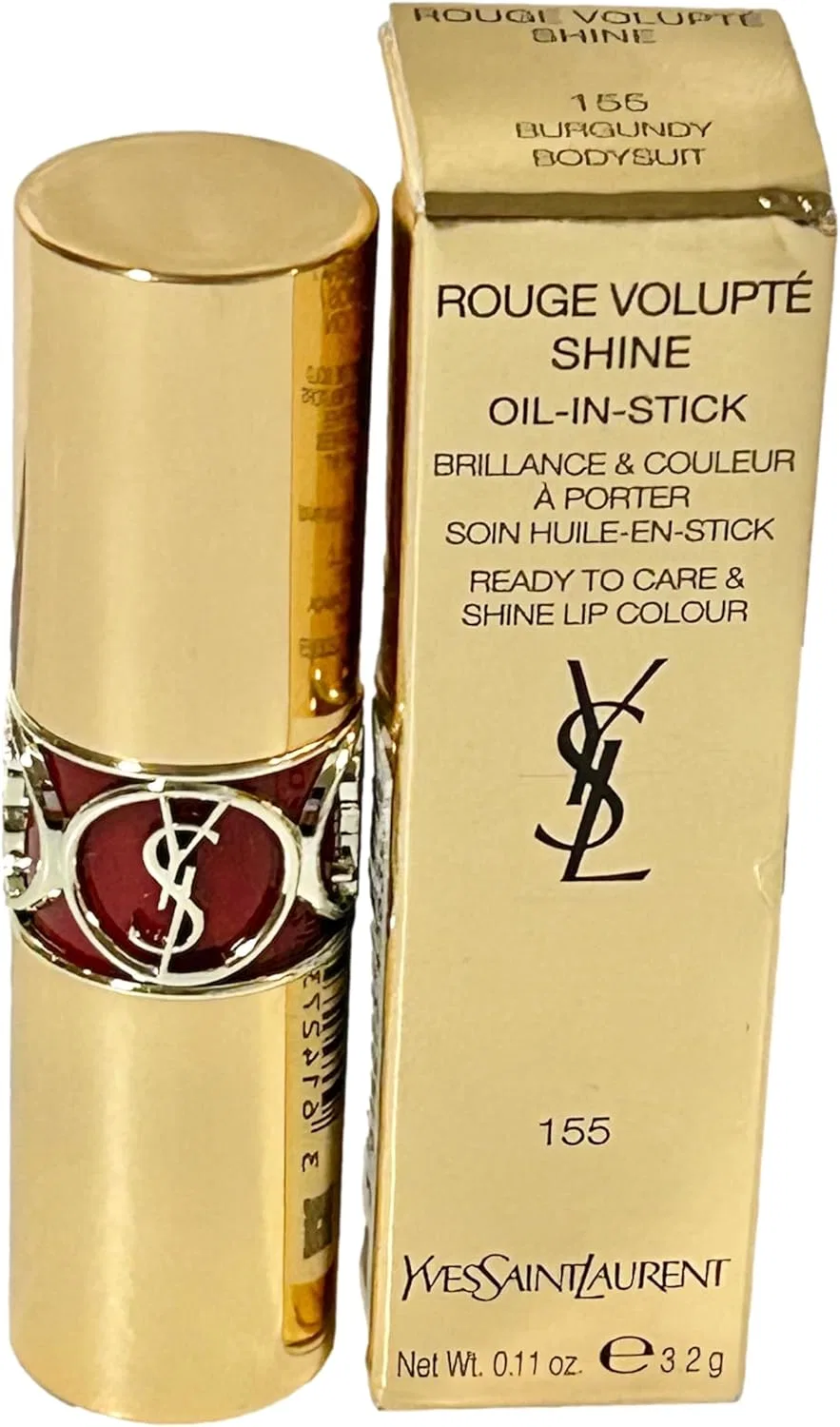 Помада Yves Saint Laurent Rouge Volupte Shine Burgundy Body — фото 3