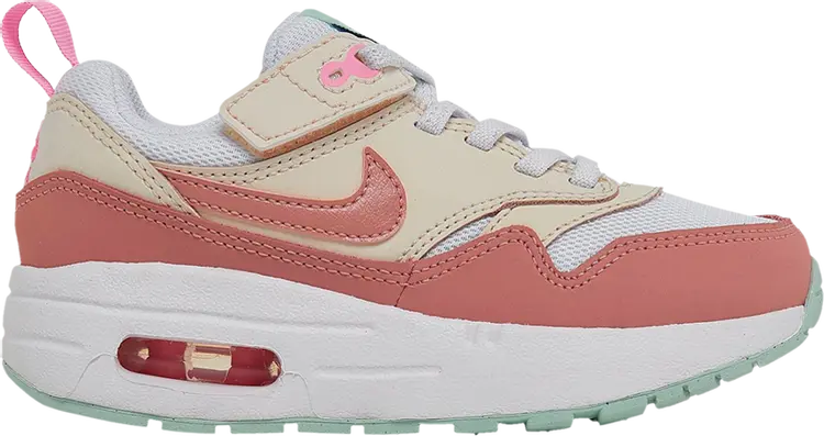 

Кроссовки Air Max 1 EasyOn PS 'Ice Cream', розовый, Коричневый, Кроссовки Air Max 1 EasyOn PS 'Ice Cream', розовый